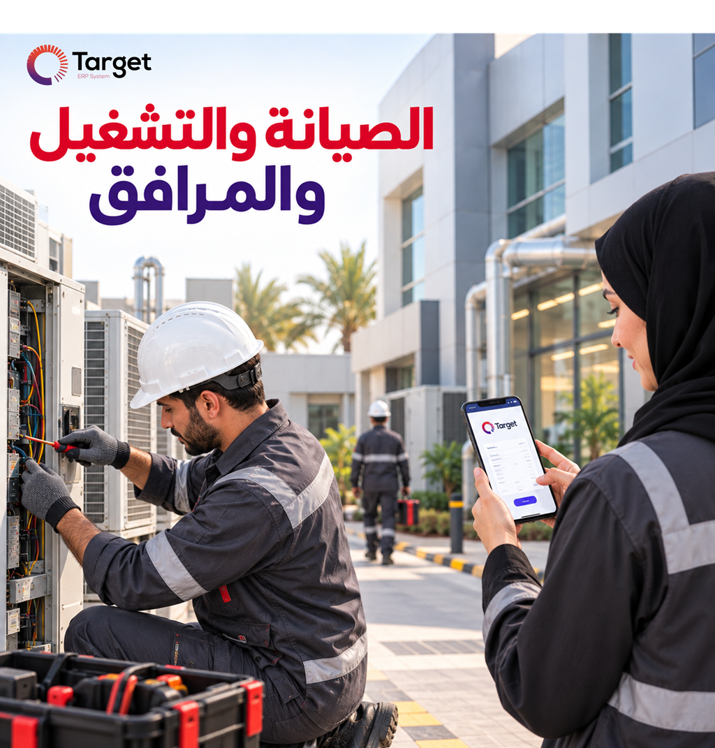 الصيانة والتشغيل وادارة المرافق