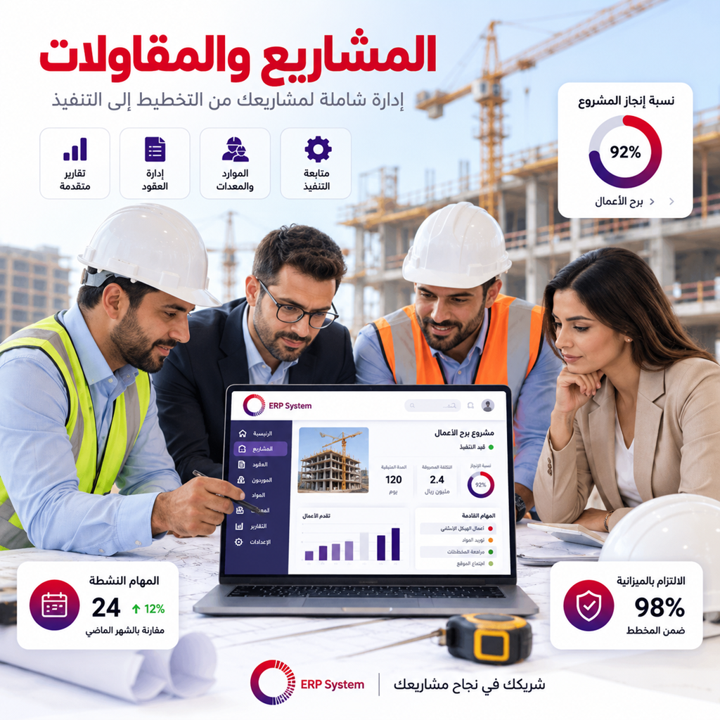 المشاريع والمقاولات