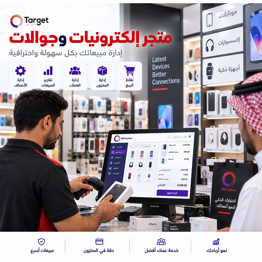 المتاجر الإلكترونية واجهزة الجوال